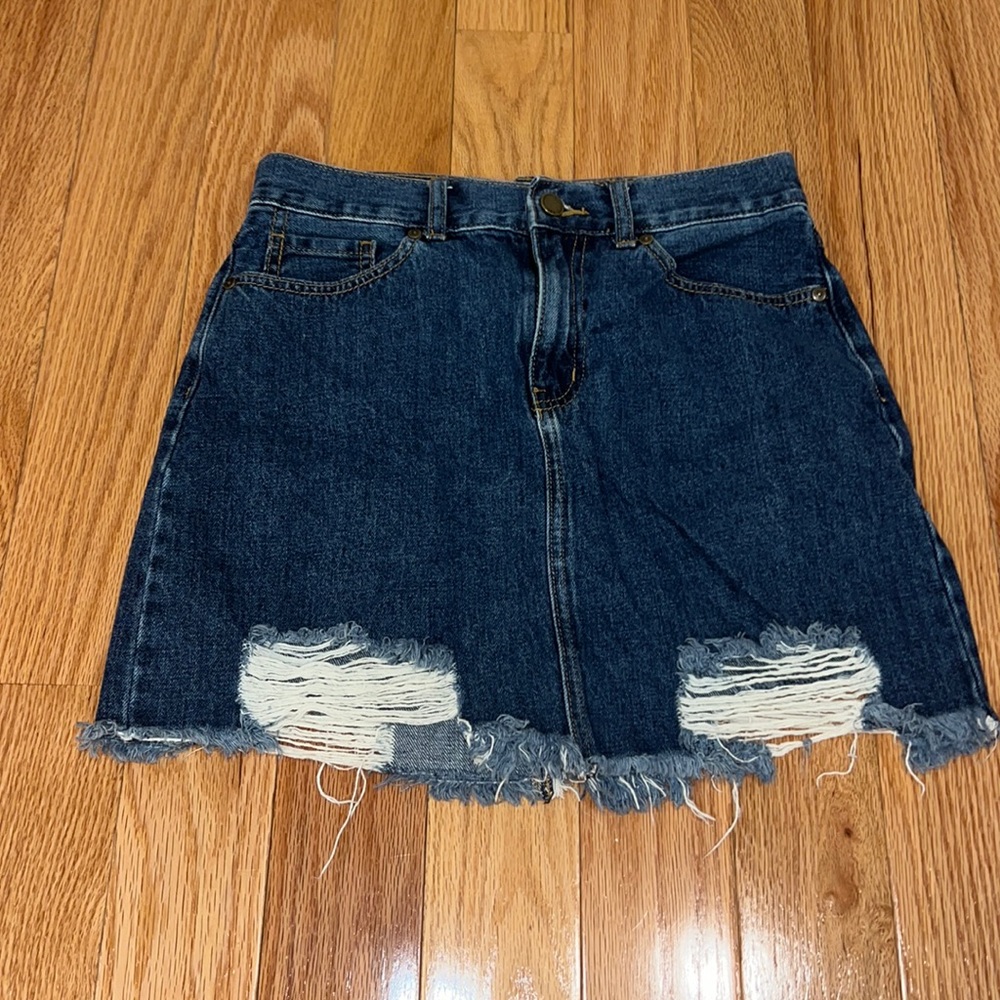 Just Black Denim skirt